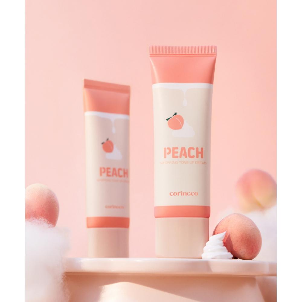 Coringco Peach Whipping Tone Up Cream  Whitening Anti Wrinkle Peach whipping tone up cream