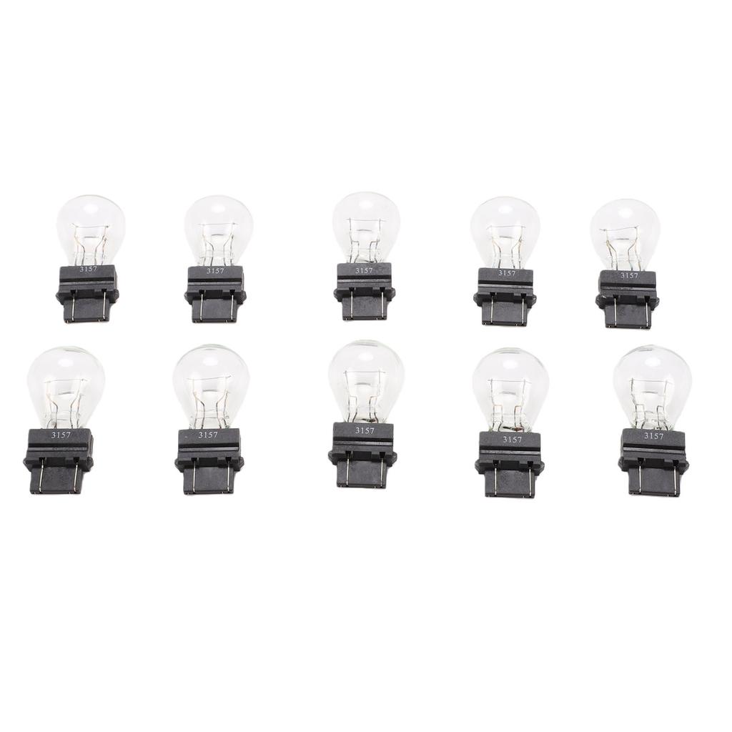 3157 Tail Light Bulbs Warm White 21V 5W Turn Signal Headlight Brake Light Bulbs Replacement 10pcs