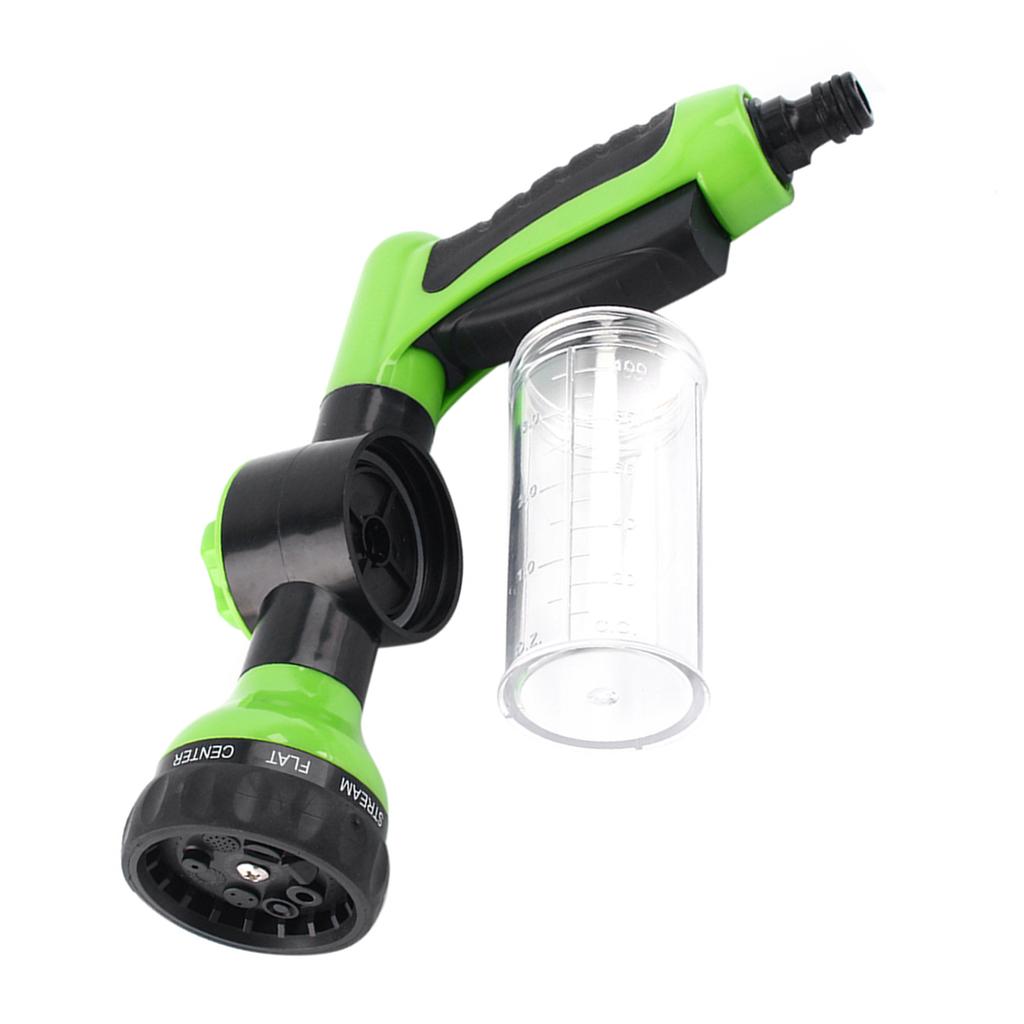  Car Foam Hose Sprayer Dispenser Watering Patterns Clean Tool for Car Garden Household Metal Plastic 8 