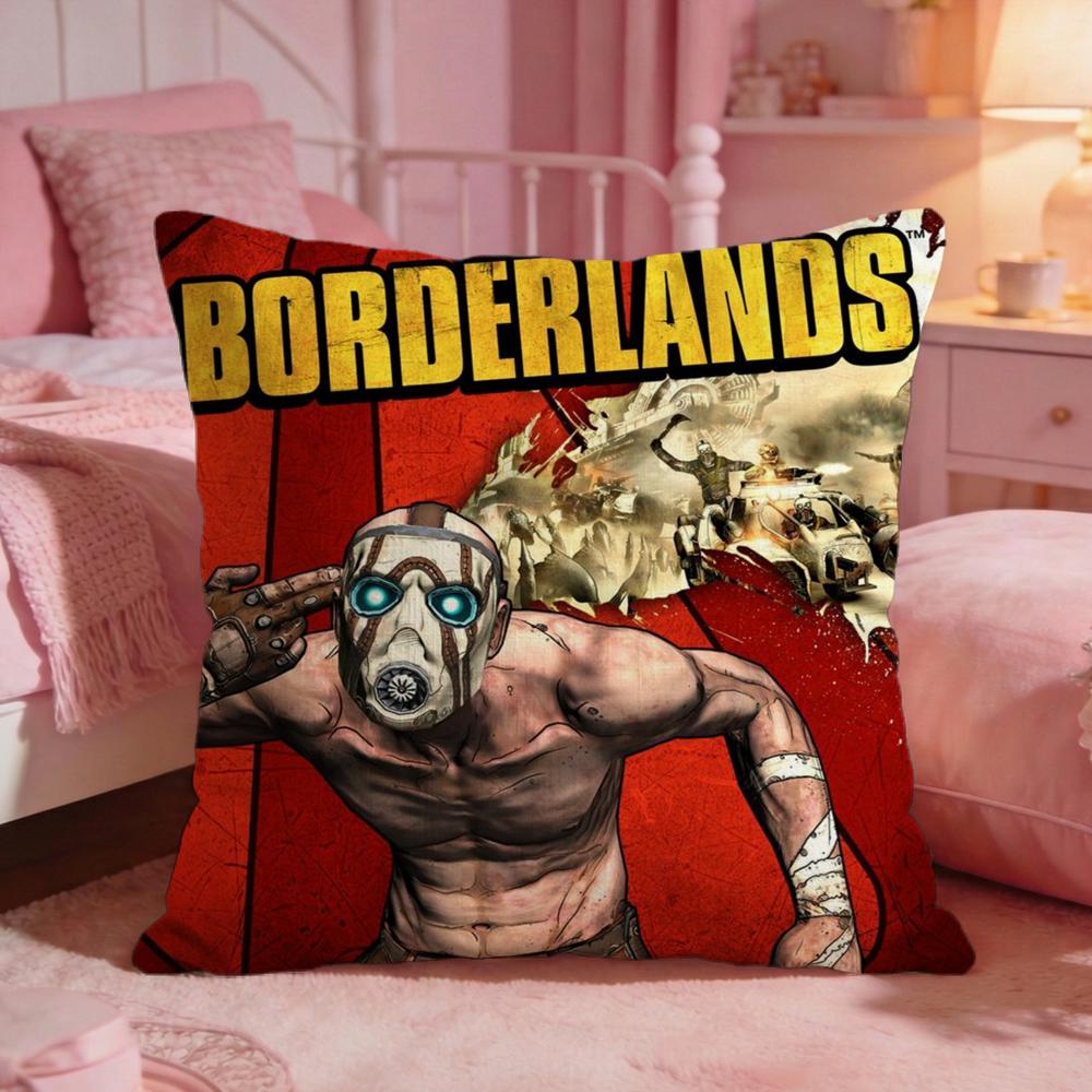 Game BBorderlandss Cushion Cover Premium Comfort Reversible Pillow Cove Two In One Design for Any Room Car Interior