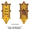 Gold Leaf 999 Pure Gold Lucky Cat Mobile Sticker – Princess Edition for Prosperity and Good Fortune
