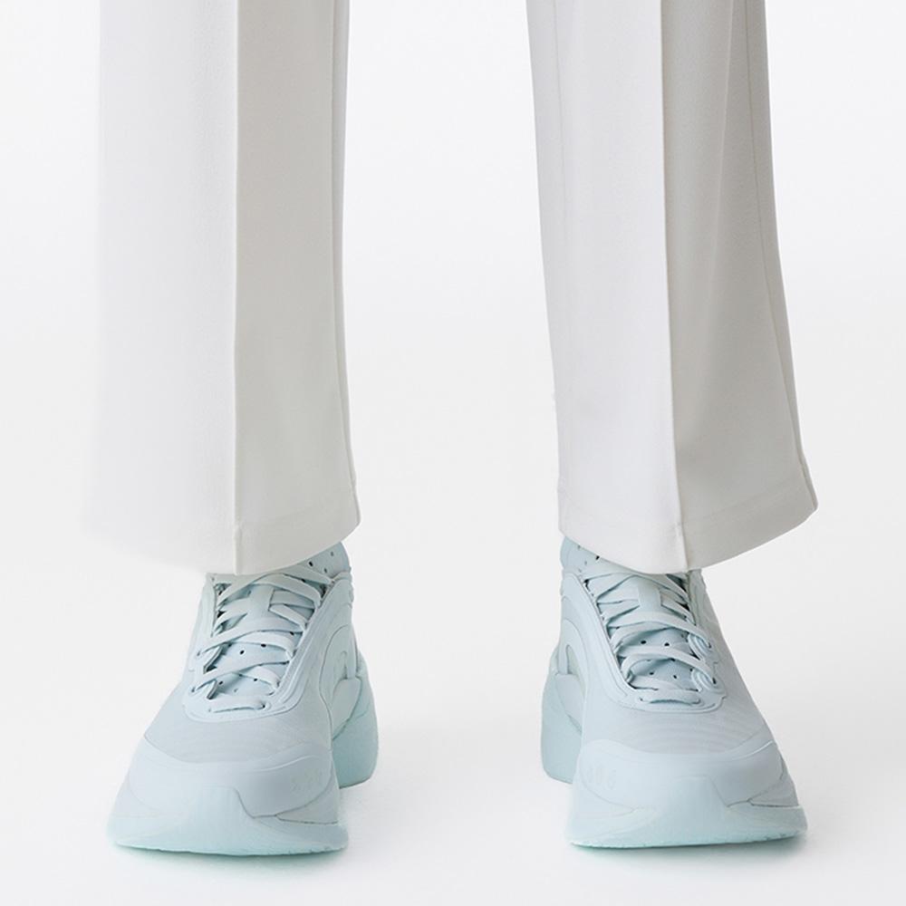 Li-Ning 1990 Tpu Shadow Classic Fashion Non-Slip Breathable Low-Top Casual Shoes Women Sneaker Cloud-Porcelain-Blue ALFV040-4