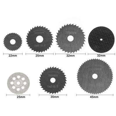 30 Pcs Cutting Wheel Set High Speed Steel Circular Saw Blades Fast Cut Off Diamond Cutting Discs Tool Resin Cut Off Discs Kit