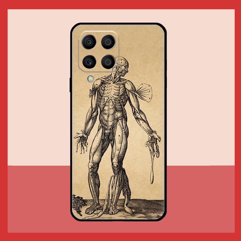 Human Anatomy Case For Samsung Galaxy M12 M52 M06 M16 M36 M56 M33 M15 M55 M31 M13 M14 M53 M32 M35 M34 M54