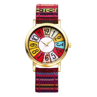 Bohemian Watch with Genuine Leather Antique Analog Waterproof Quartz Cute Fashion Watch for Women Perfect Gift for Day Women's Strap, Design Display,
