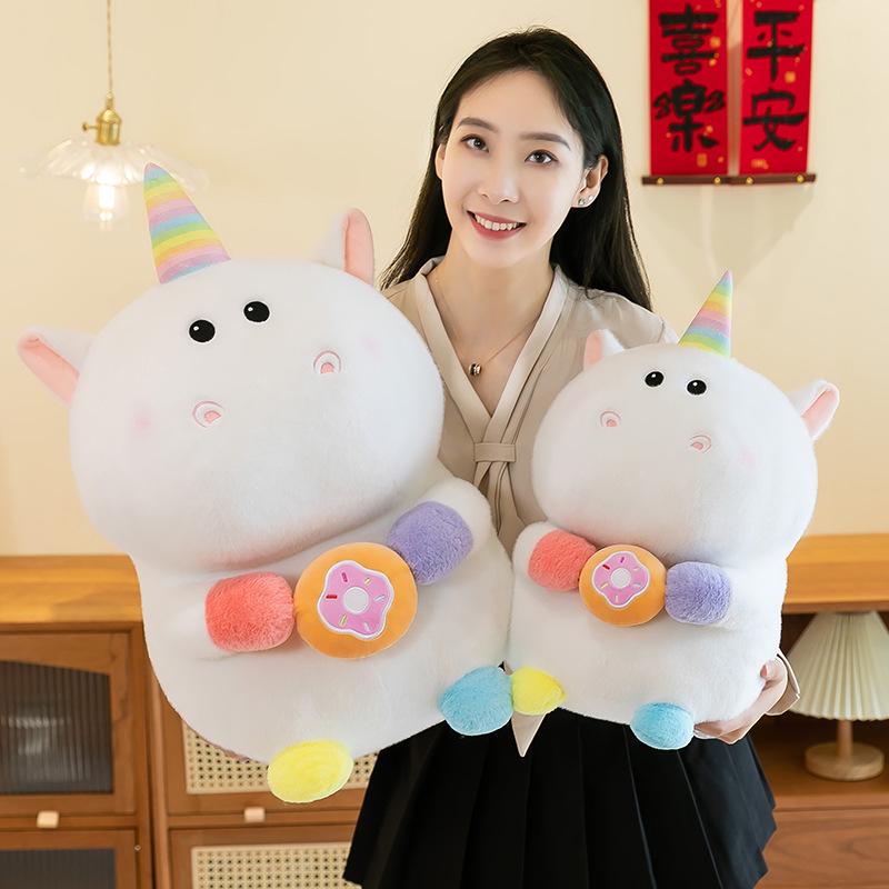 

Adorable Rainbow Unicorn Plush Pillow - Gift for Girls 21cm
