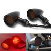 Motorcycle Turn Signal Blinker Lights With Bright LED Beads Waterproof Housing Easy Mounting for Most Bikes