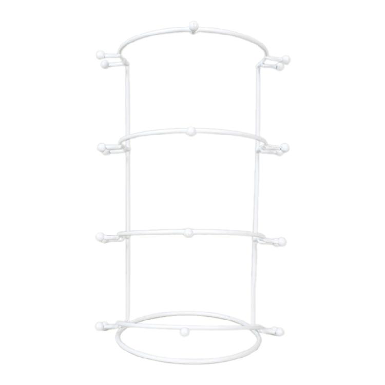 Fashion Tiara-Crown Headband Display Rack Gold/White Metal Princess Crown Stand