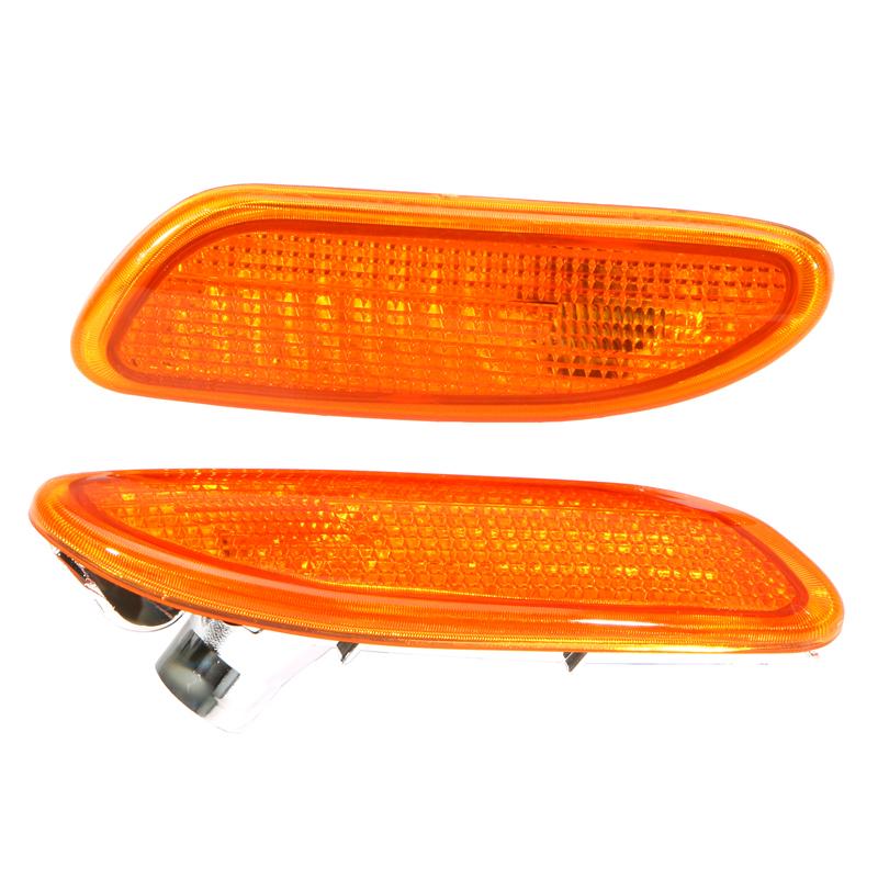 Side Light Turn Signal for Mercedes-Benz C-Class W203 2001-2007 Marker In Bumper Turn Signal Light Replacement Left Right Side