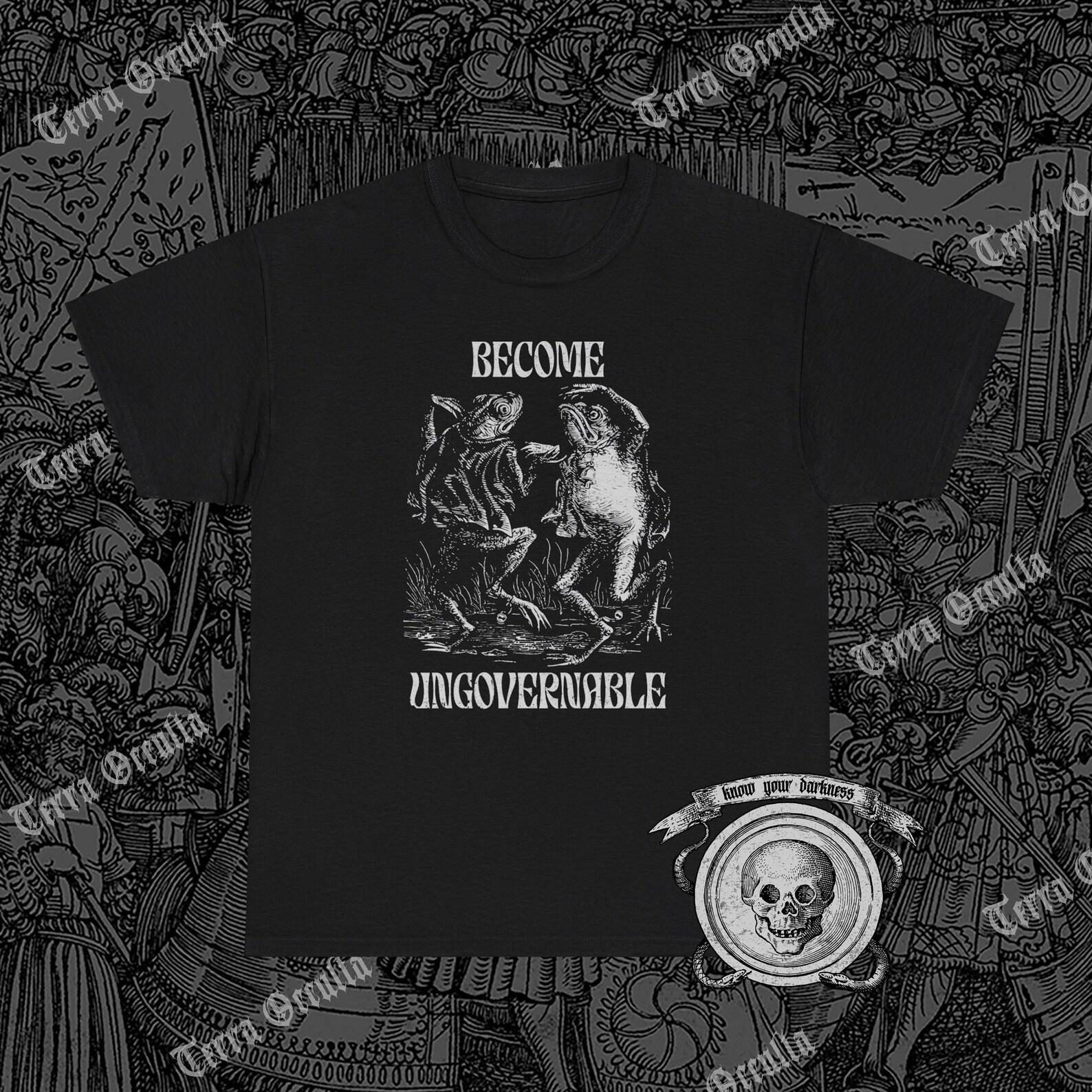 Become Ungovernable Shirt, Funny Toads, Dancing Frogs L