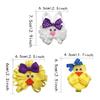 Lovely Hair Barrette Easter Festival Bunnies/Chick Hair Clip with Bowknot For Little Girl and Adult Holiday Theme Headwear