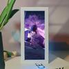 Naruto 19.8cm/7.8in 3D Anime Light Box Led Lamp Uchiha Cartoon Desktop Display Room Decoration Birthday Gift Party Supplies Toys