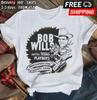 Vtg Your Friend Bob Wills Heavy Cotton White All Size Unisex Shirt Unisex T-Shirt