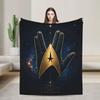 Soft Warm Blanket Travel Office S-Star T-Trek Ship Movie Throw Blanket Flannel Bedspread For Living Room Print Sofa Bed Cover