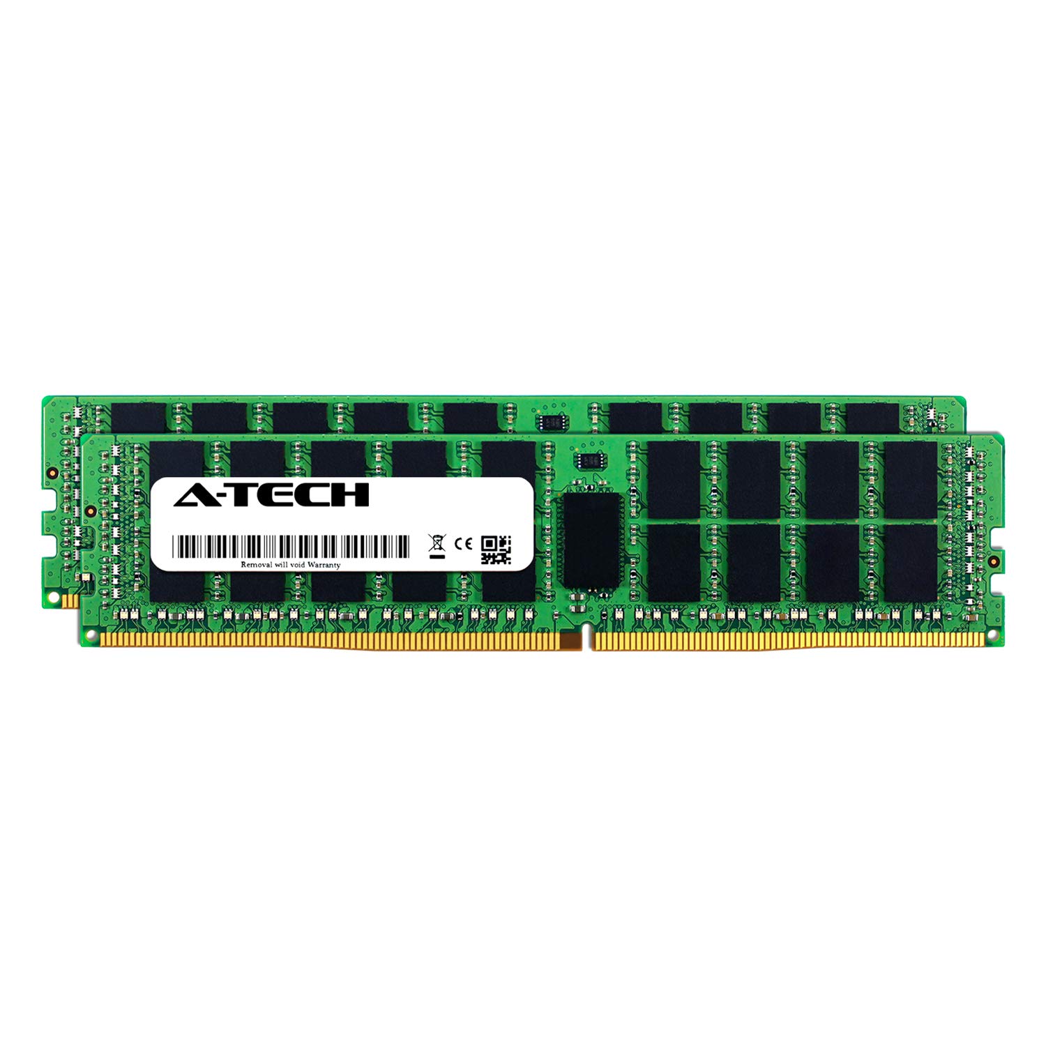 

64GB Kit x Dell PowerEdge R430 DDR4 2400Mhz ECC Registered RDIMM 2Rx4 Server Memory RAM OEM Equivalent A-Tech (2 32GB) - PC4-19200 - SNPC7GC/32G
