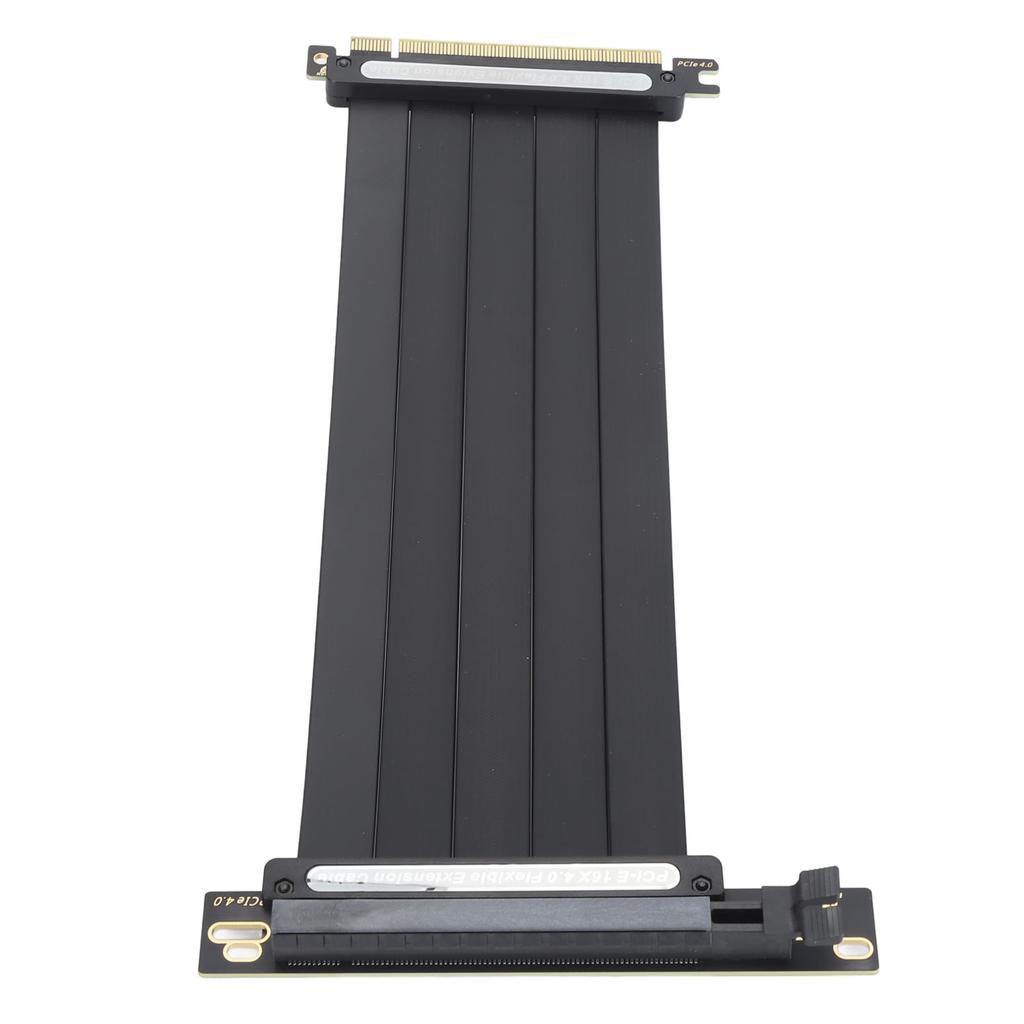 PCIE4.0 X16 Extension Cable High Speed Shielding GPU Riser Cable Flexible Right Angle for 3090ti 3090 3070ti 3070