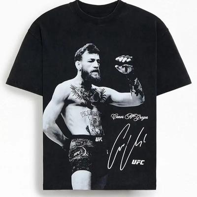 חולצת טריקו Frontline של Conor McGregor, חולצת איגרוף, חולצת טריקו גרפית