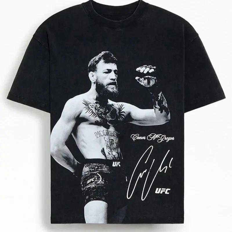 COMBATWEAR Conor McGregor Frontline T-Shirt, Boxing Tee, Graphic Tee T-Shirt S