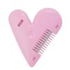 Double-Sided Peach Heart Hair Comb & Children's Safe Trimmer
