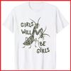 Fetele vor fi Fete Tricou Alb din Bumbac Feminist Liberal S-5XL