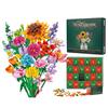 Flower Bouquet Building Christmas Advent Calendar -Day for Kids and Adults