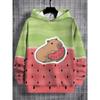 Cute Capybara 3D Print All Seasons Men Hoodies Women Casual Sweatshirt Cool Pullover Tops Unisex Cartoon Clothes Unisex Hoodies