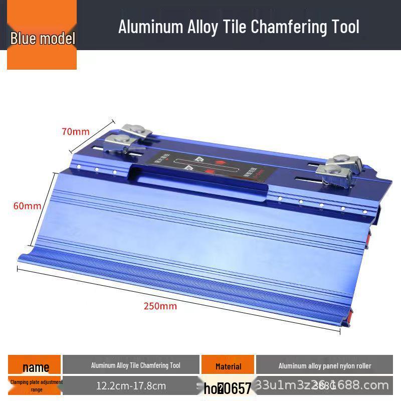45° Tile Chamfering Tool – Compact, Magnetic Edging Machine
