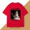 Yas Queen Slay T Shirt Men Women Sarcastic Humor Funny Rat TShirt Cotton Mens Clothing Animal Print Graphic T Shirts Clothing