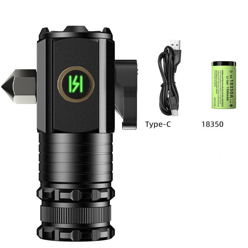 Dreiaugiges Monster Taschenlampe Hochleistungs-3LED18650 Aluminiumlegierung Taschenlampe USB wiederaufladbar Outdoor wasserdicht magnetische Saug-Arbeitsleuchte