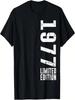 Birthday Design Limited Edition And Vintage 1977 T-Shirt