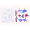 Ear Rings Epoxy Mould Eye Catching Animal Earrings Mold Customized Ear Pendant Silicone Molds for Craft Enthusiasts