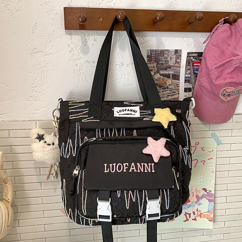 New High-value College Style Fresh and Sweet Backpack Junior High School Students Lightweight Large-capacity Backpack