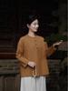 Women's Spring-Summer Ramie Zen Practice Top - Chinese Retro Style