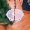 1Pcs Bird Feed Bowl Transparent Circular Bird Feeder Imple Bird Comfortable Supplies Eating Environment And Fashionable Provide