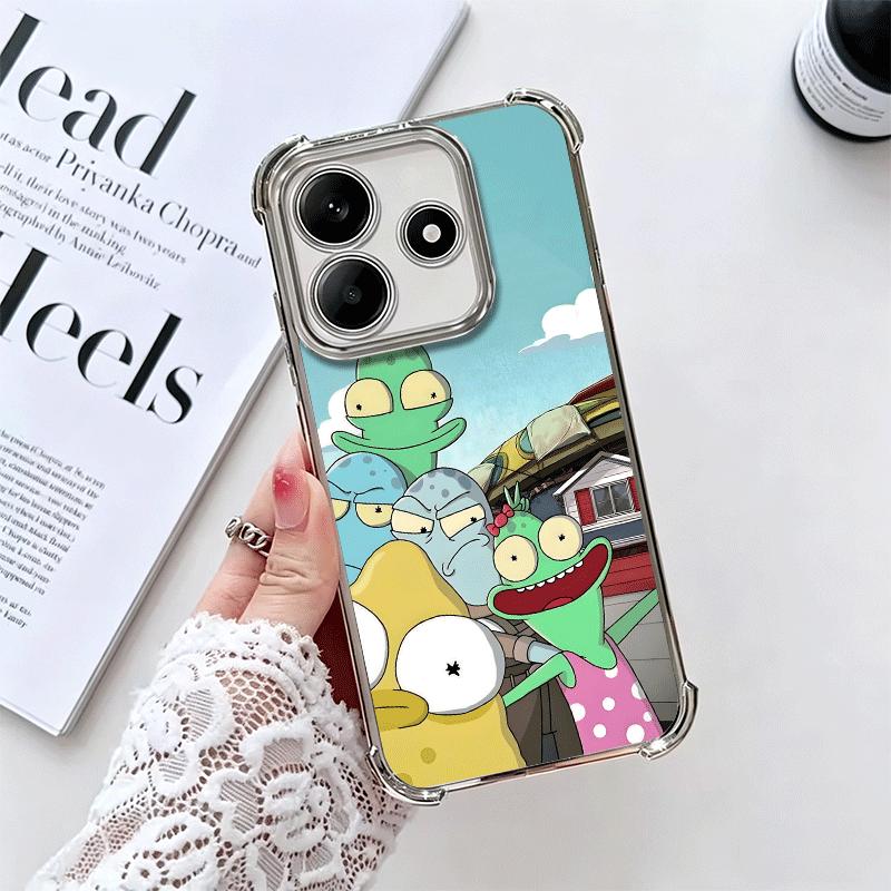 

S-Solar O-Opposites Pupa Soft Phone Case For Xiaomi Redmi Note 14 15 Pro Plus 13 12 11S 11T 5G 10 9S 9 Plating Anti-Fall Fundas Redmi Note 14 5G