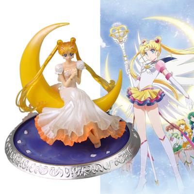 Anime figurky Sailor Moon Živý výraz Ne deformovatelný Anime příslušenství Dortová panenka