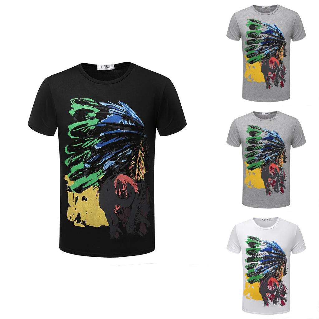 Premium Quality 100% Cotton Unisex Short Sleeves Casual T-shirt Indian Size L For Effortless Style