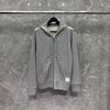TIME BREATHE Unisex Zip-Up Hooded Sweatshirt: Spring/Autumn Streetwear Jacket