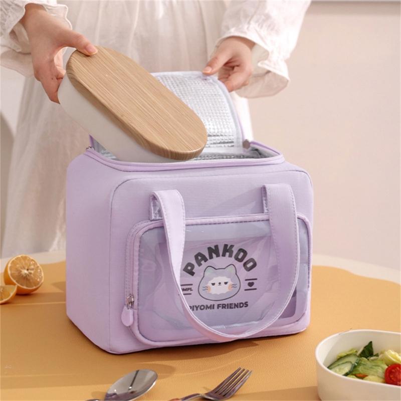 Portable Thermal Lunch Bag Designed For Professionals Practical Waterproof Oxford Cloth Great For Work Or Picnics