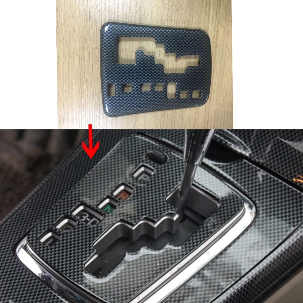 for 2007 2008 2009 2010 2011 2012 2013 Toyota Corolla AT model Carbon Fiber ABS Gear Shift Lever Frame Trim (7 holes AT model)