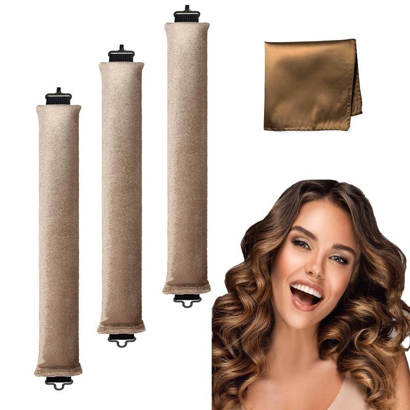Curling Tool for Lazy People, No Heat, No Perm Curling Iron, Sleeping Styling Tool, Sleeping Bun, Curly Hair Tail