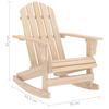 Vidaxl Garden Adirondack Rocking Chair, Solid Fir Wood