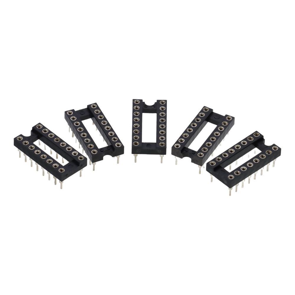 

16 Pins DIP IC Socket 2.54mm Pitch Widely used