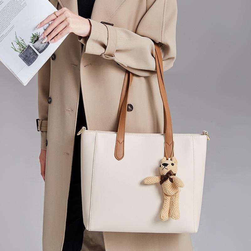 Textured Large Capacity Bag Female Genuine Leather 2SHOUKENPIJU-89269024 New Fashion Casual Shoulder Large Bag Ladies Handbag Tote Bag