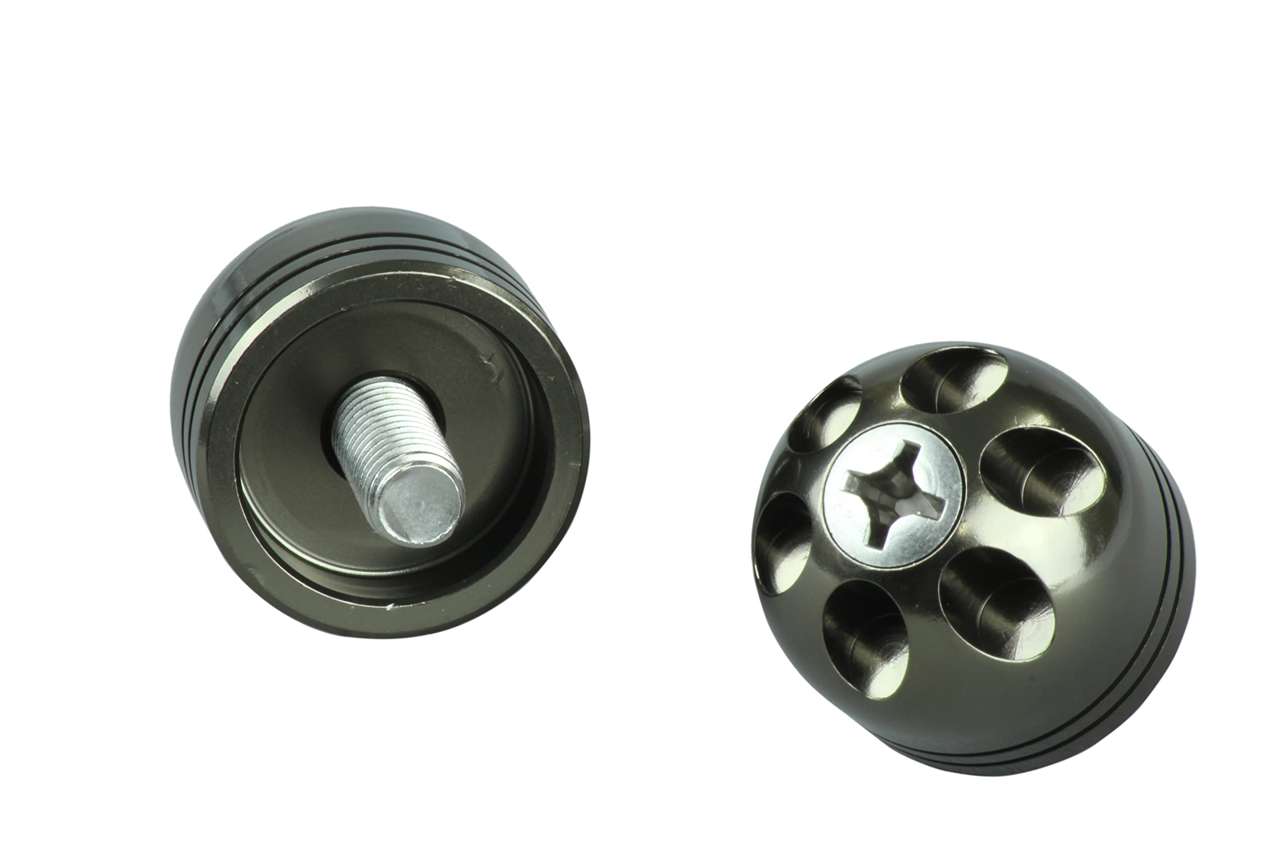 

POSH Motorcycle Goods Handlebar End VIVID Aluminum Big Bar End M8 Kawasaki (Bolt Diameter