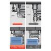 Plastic Sink Drain Pipe Set Easy Install Space Saving Sewer Replacement Pipe Single/Double Bowl Deodorant Filter