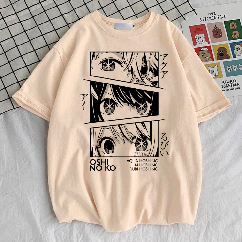 Oshi No Ko tshirt girl Comfortable Pop Culture Vintage Colorful 80s Digital t shirt aesthetic Pop Culture Vintage 2000s