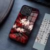 Red Spider Lily Flower Of Hell Phone Case For IPhone 16 Pro Max 17 14 15 Plus 13 Mini 11 12 X XR XS 8 7 Plus SE Glass Cover