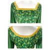 Movie Princess Fiona Cosplay Women Costume Green Dress Outfits Halloween Carnival Party Role Disguise Playing Clothes