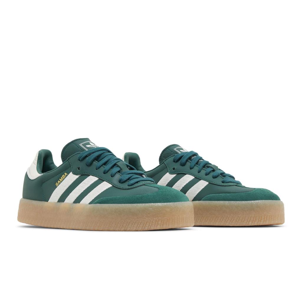 adidas Womens Sambae 'Collegiate Green Gum' (women's Sizes) Collegiate Green / Core White / Gum German Army Trainers IF1835